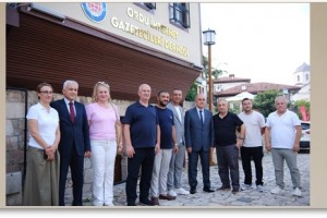 Ordu Valisi Muammer Erol’dan İnternet Gazetecileri Derneği’ne Ziyaret